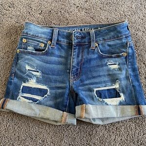 american eagle jean shorts